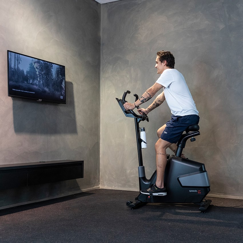 Bicicleta Spinning Speedo S103 com Conexão Bluetooth - Casa do Fitness